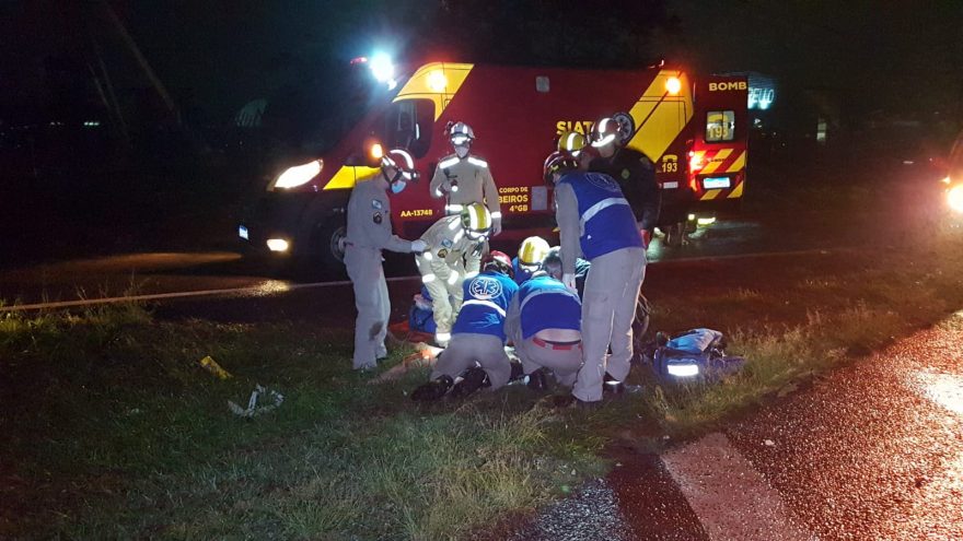 Homem morre atropelado por caminhão na BR-277 em Cascavel