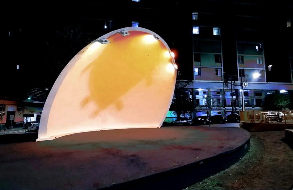 Monumentos recebem iluminação especial para campanha “Maio Amarelo”