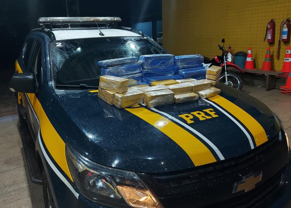 PRF causa prejuízo de R$ 445 mil ao tráfico de drogas