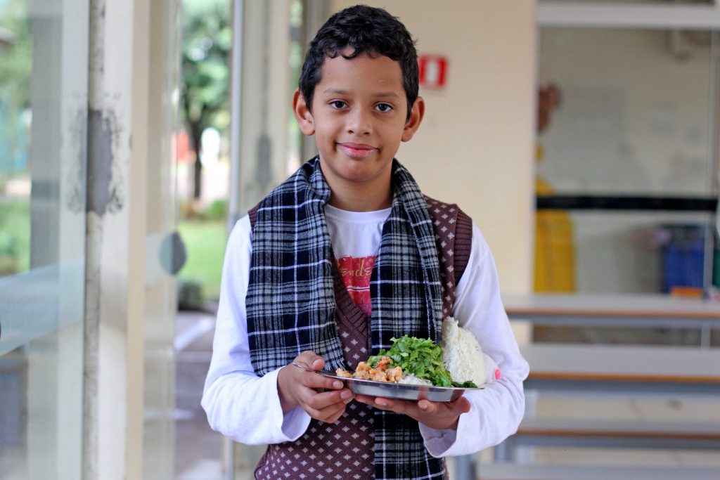 Toledo – Alunos da Waldyr Becker avaliam novo ingrediente para a merenda escolar