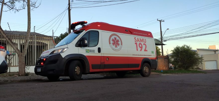 Jovem é atendida pelo Samu com intoxicação exógena