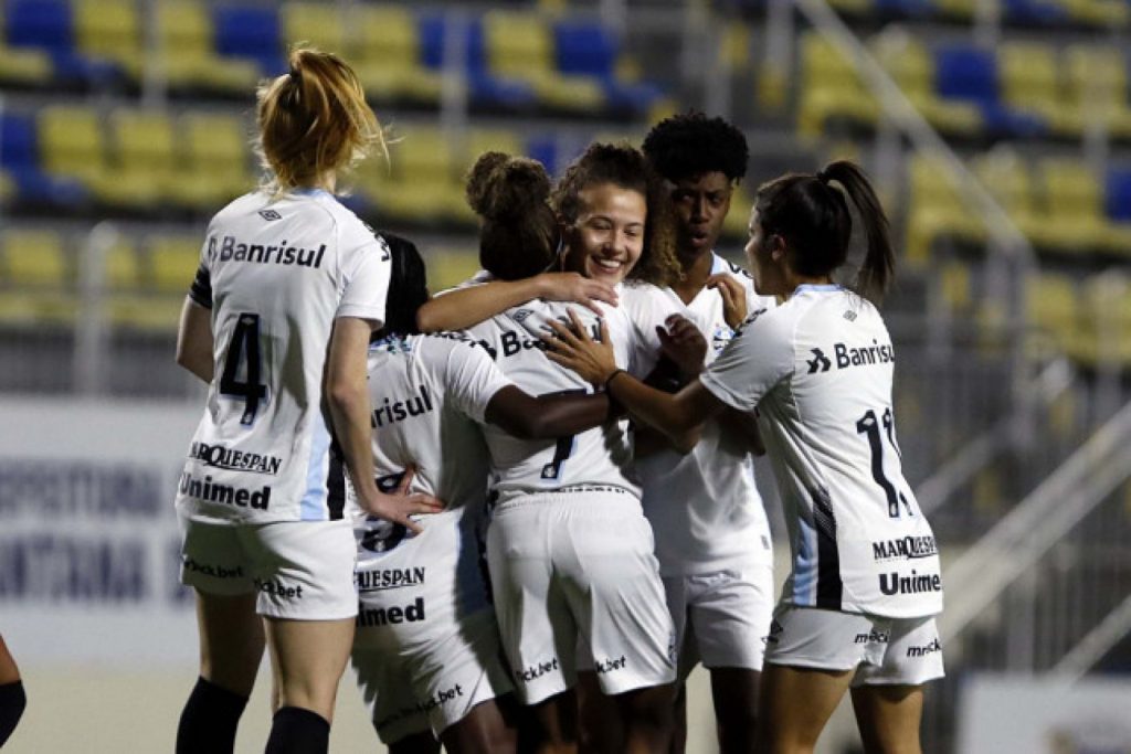 Gurias Gremistas goleiam América-MG e seguem invictas no Brasileiro Sub-20