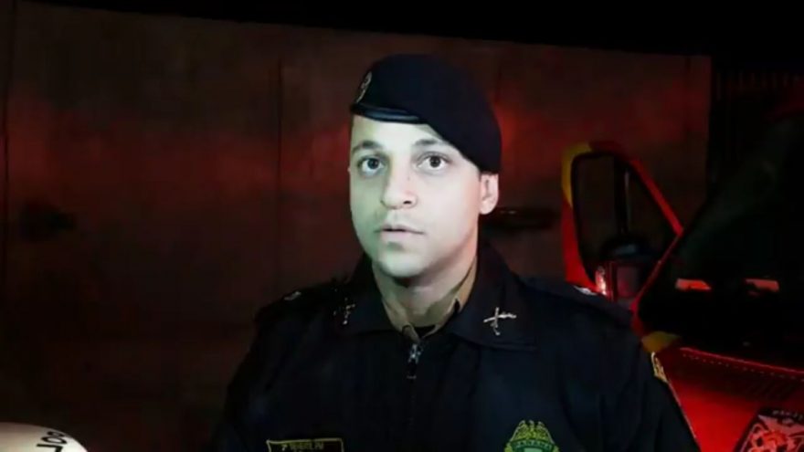 Segundo Tenente Eduardo Delai, residência de jovem foi furtada e jovem ao cobrar suspeitos é baleado