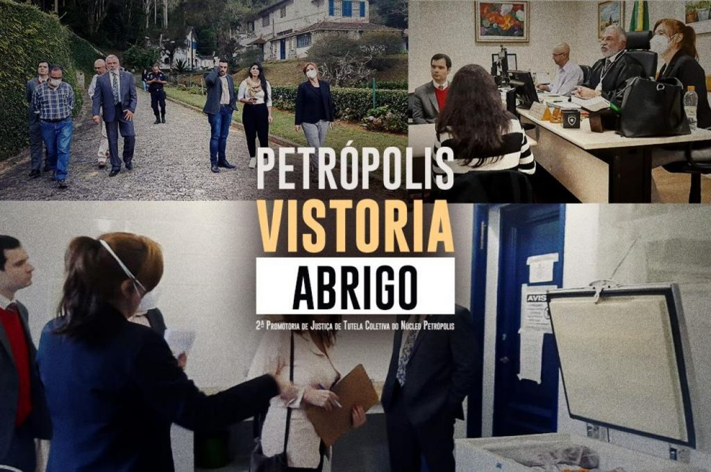MPRJ vistoria abrigo para vítimas das chuvas em Petrópolis e cobra na Justiça o fornecimento de alimentação adequada no local