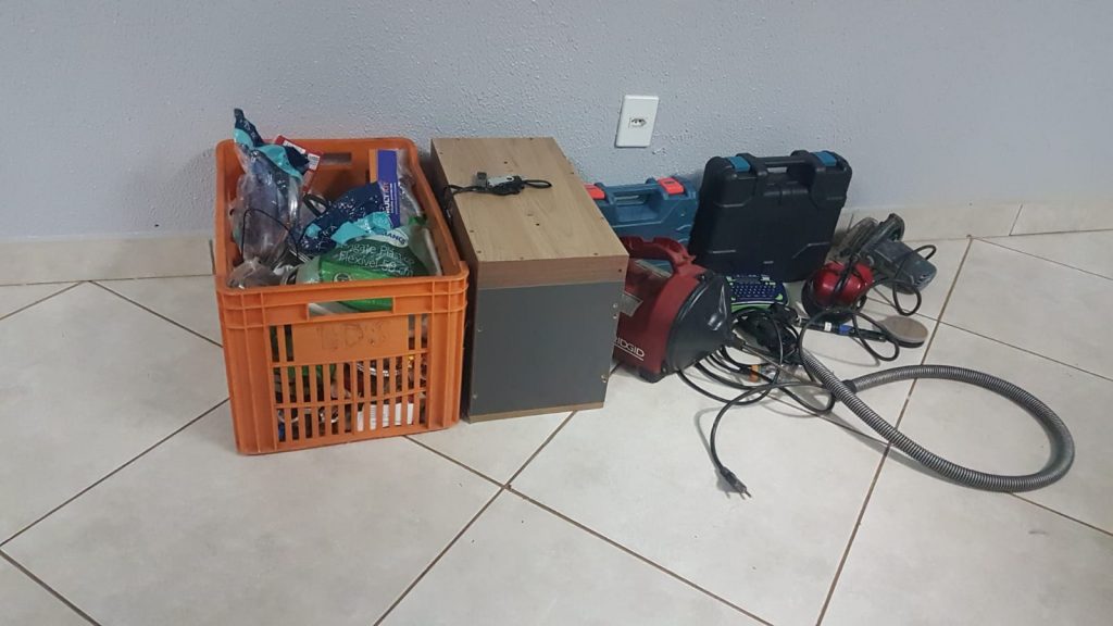 Polícia Civil apreende produtos furtados no Bairro Sanga Funda, em Cascavel