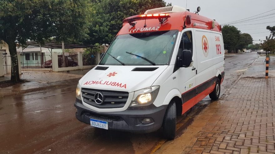 Jovem de 27 anos é socorrido pelo Samu no Bairro Santa Cruz