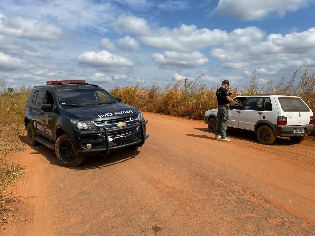 Polícia Civil realiza operação em área rural e cumpre mandado de prisão em Cassilândia