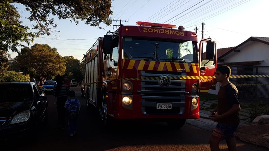 Princípio de incêndio em máquina de lavar roupas mobiliza bombeiros ao Santos Dumont