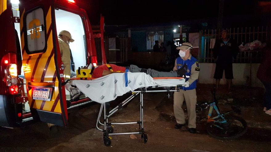 Homem é agredido em Cascavel e socorrido com ferimentos na cabeça