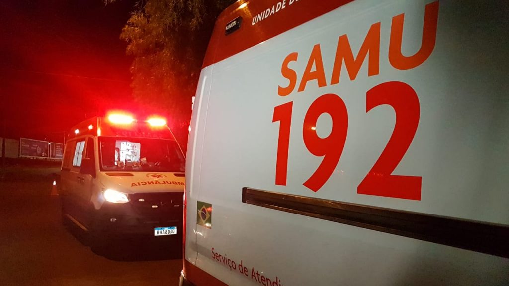 Samu é mobilizado para atender jovem em surto