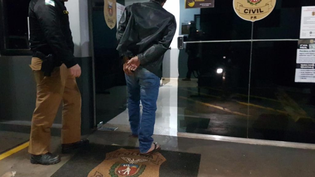 Indivíduo é detido em Corbélia pelos crimes de Maria da Penha e tráfico de drogas