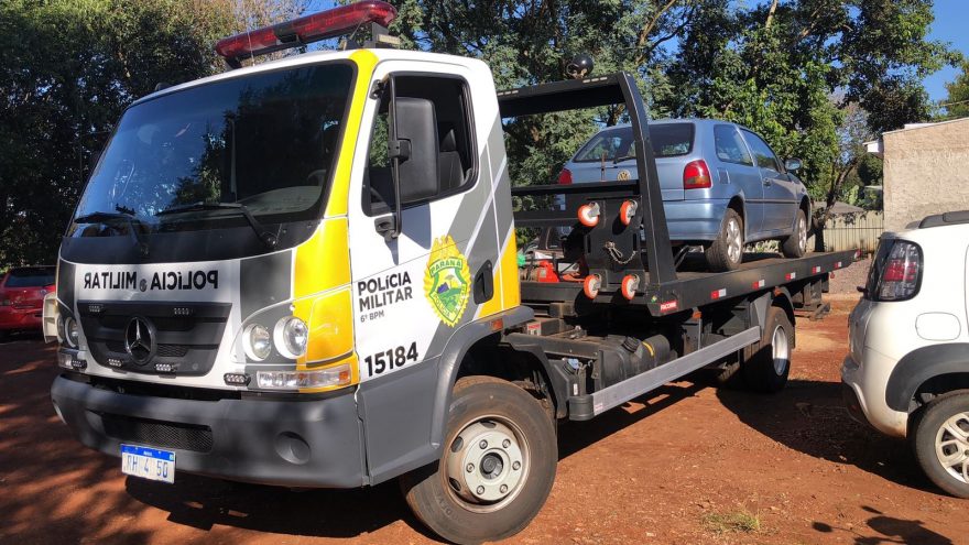 Veículo Gol é recuperado pela Polícia Militar