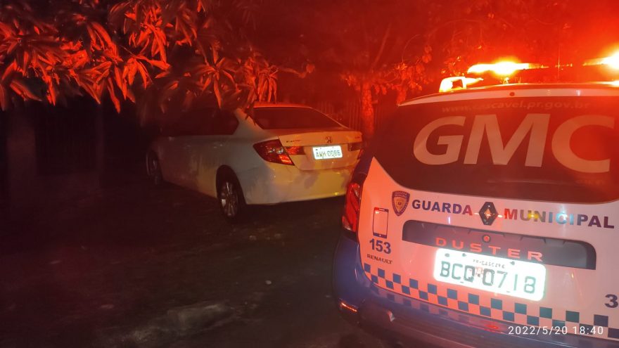 Guarda Municipal detém casal e recupera Civic roubado em Sede Alvorada