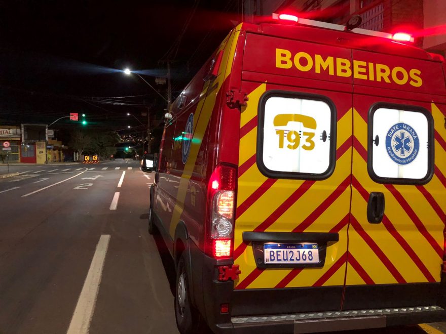 Homem sofre queda no Centro e fica com ferimentos na face