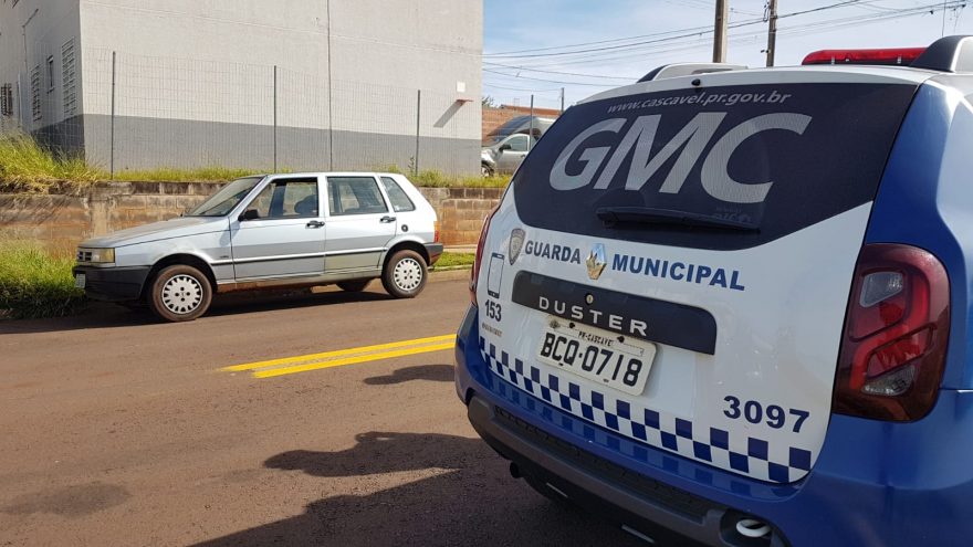 Guarda Municipal recupera veículo que foi furtado na noite de ontem