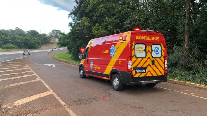 Jovem fica ferido ao sofrer queda de bicicleta às margens da PRc-467