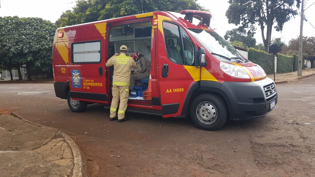 Idoso de 84 anos é socorrido após sofrer queda no Bairro Neva