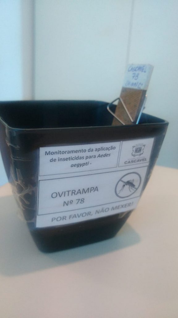 Favor não mexer! Armadilha verifica eficácia do Fumacê
