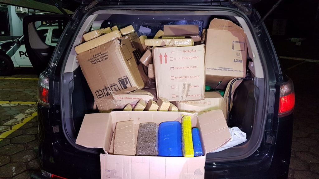 Choque apreende grande quantidade de maconha em residência no Cancelli