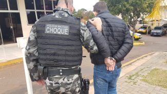 Suspeito de participar da tentativa de assalto em Três Barras é detido pelo Choque em Cascavel