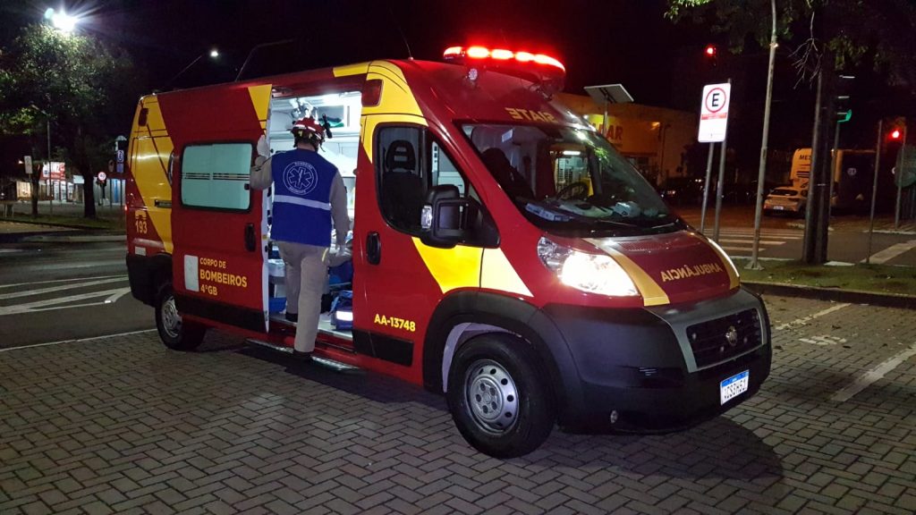 Corpo de Bombeiros é acionado para atender vítima de atropelamento em Cascavel