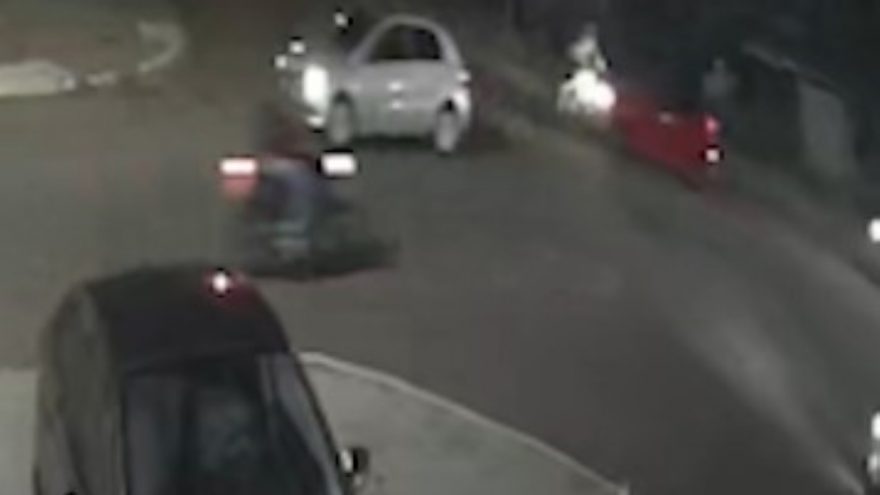 Confira momento em que ciclista é arremessado após colisão no Brasmadeira