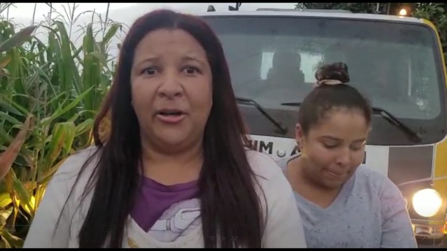 Vídeo mostra emoção de mulher ao reencontrar carros que foram furtados ontem, em Cascavel