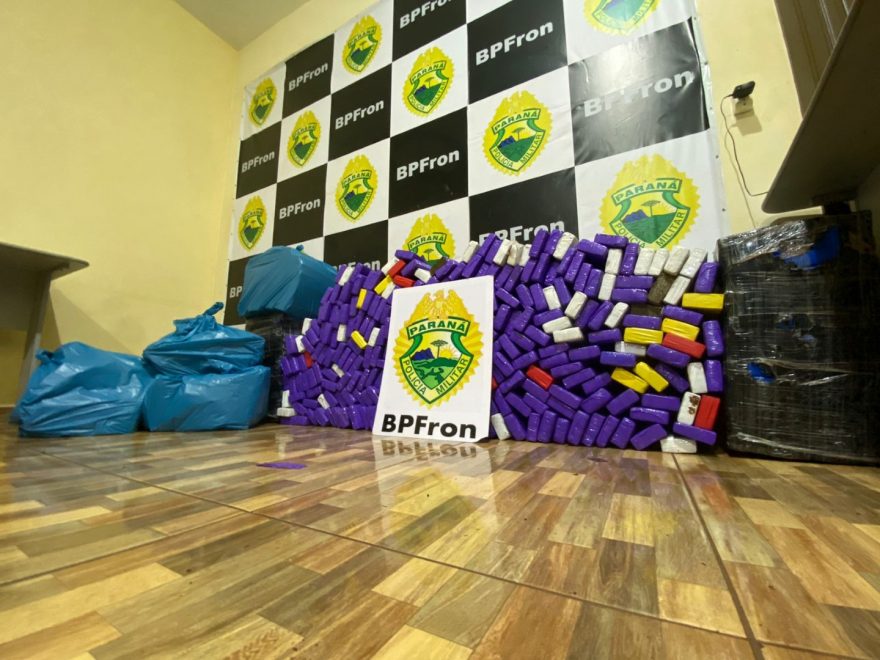 BPFRON apreende 40 quilos de maconha em Guaíra
