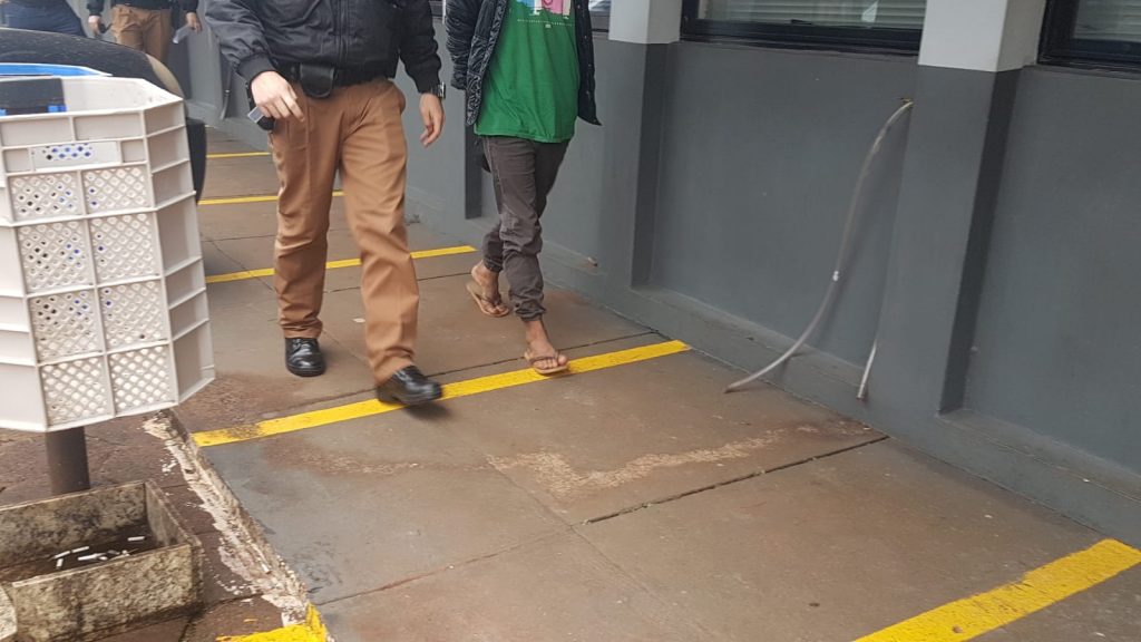 Indivíduo é detido suspeito de furtar caixinha de som no Centro
