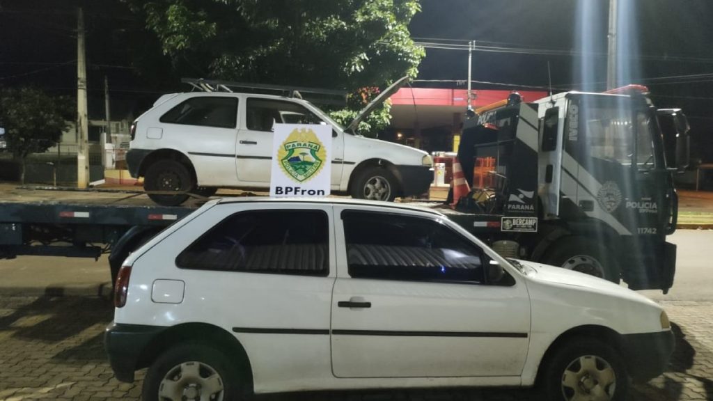 Dois veículos furtados são recuperados pelo BPFron em Guaíra