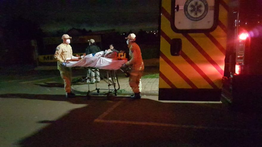 Jovem fica ferido ao sofrer queda de bicicleta no Cascavel Velho