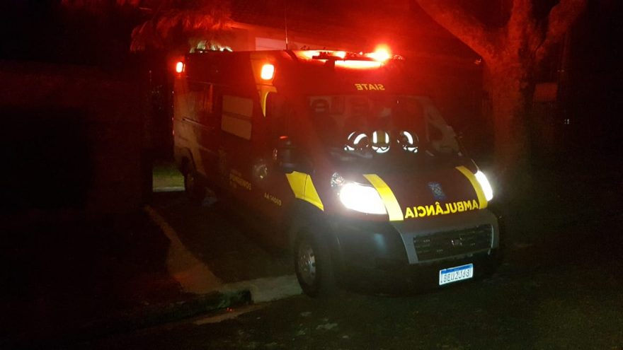 Idosa de 82 anos sofre queda, bate a cabeça e é socorrida pelo Siate