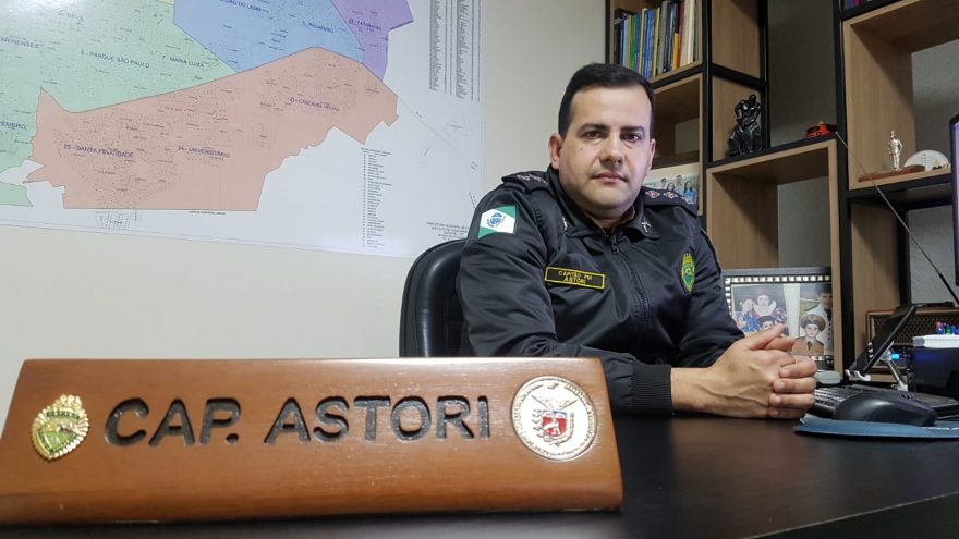 Capitão da Polícia Militar Diego Astori fala sobre os veículos com registro de furto no Santo Onofre
