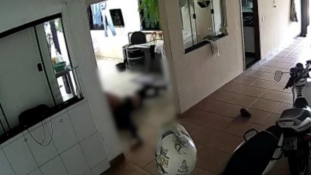 Imagens mostram momento em que Nelci Terezinha Gonzatti foi morta