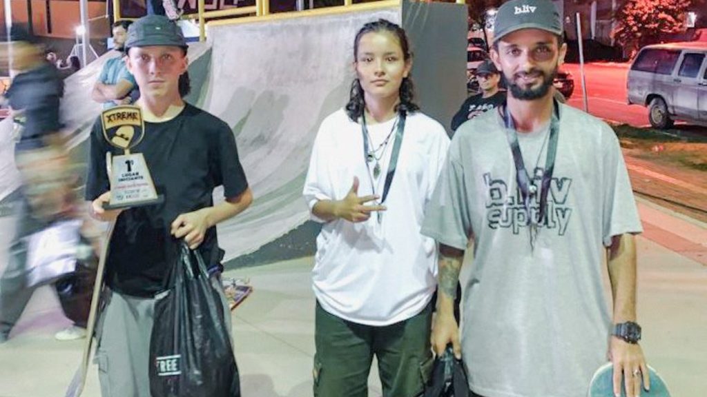 Cascavel é destaque no alto do pódio de campeonato de skate em Terra Roxa