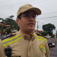 Imagem referente a Oficial fala sobre resgate a motociclista que foi atropelado e ficou preso embaixo de veículo