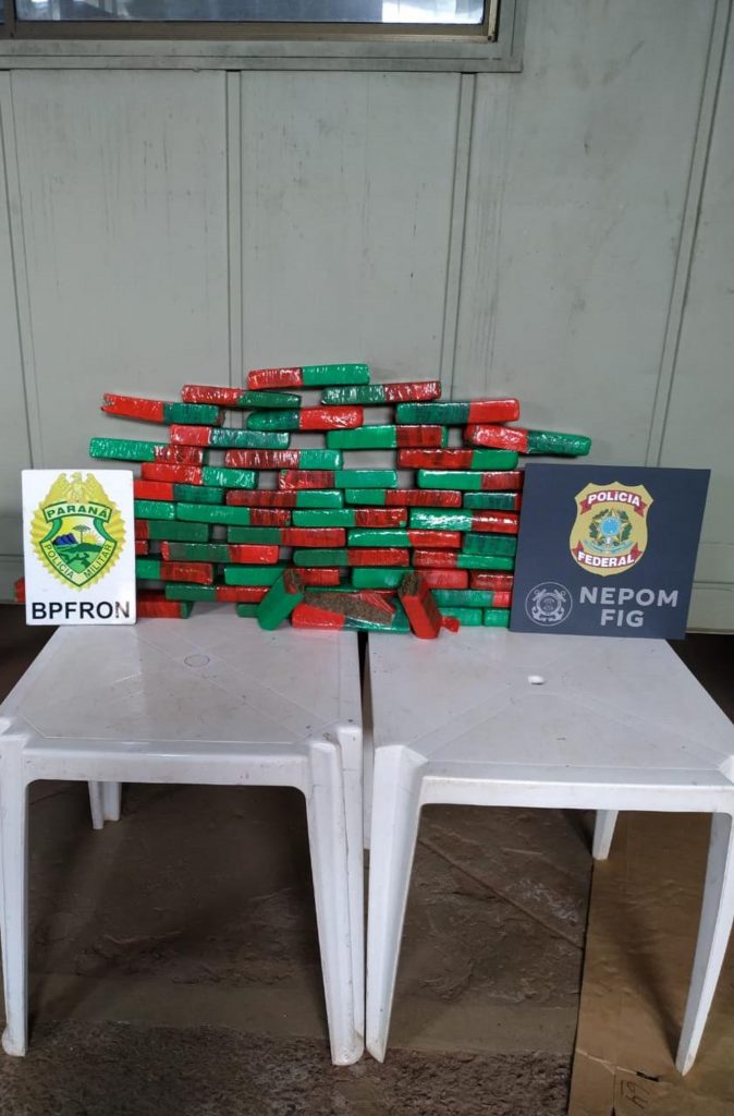 Homem é preso com 32kg de maconha em Foz