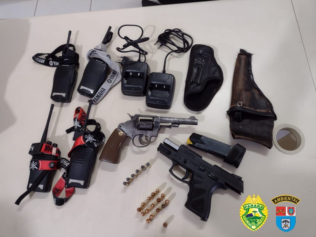Polícia Militar Ambiental apreende três armas em duas abordagens