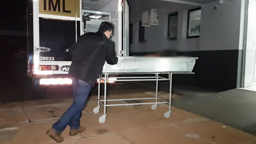 Corpo de Domingos Orbem Matei, vítima de grave acidente na PR-473, é encaminhado ao IML