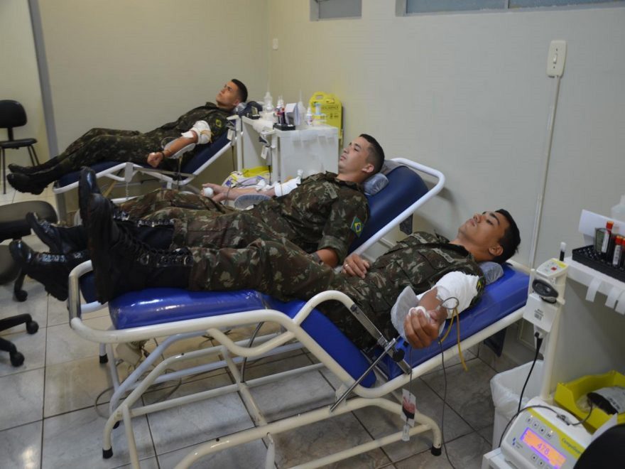 Exército de Cascavel promove campanha de doação de sangue entre os militares