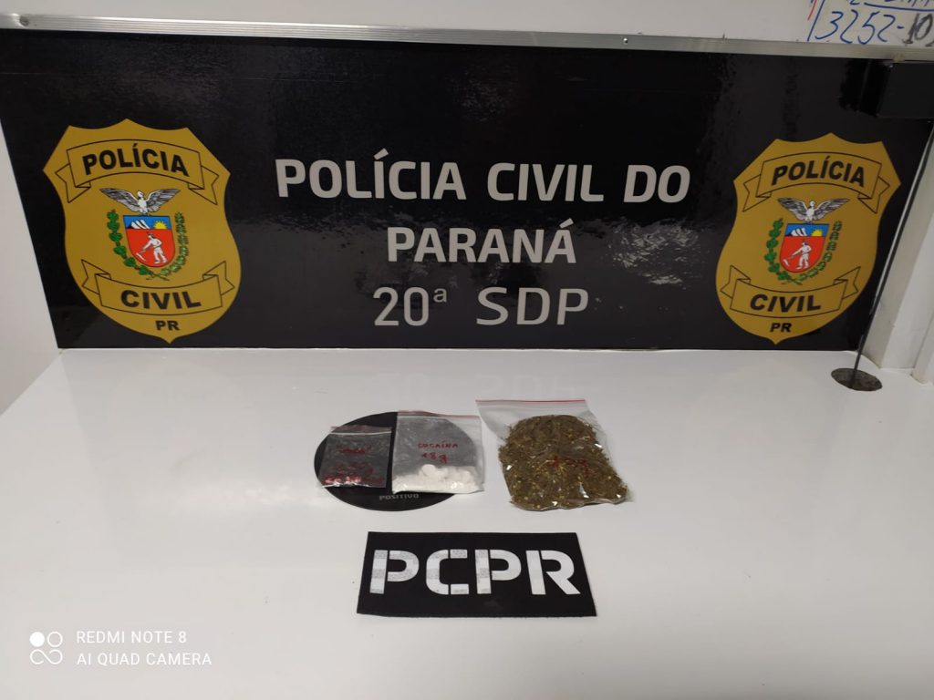 Em Toledo, Polícia Civil prende homem por tráfico de drogas na Boa Esperança