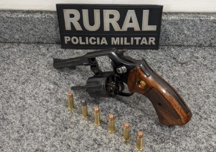 Homem em posse de arma de fogo é detido nas proximidades da Colônia Esperança Imagem referente a Homem em posse de arma de fogo é detido nas proximidades da Colônia Esperança