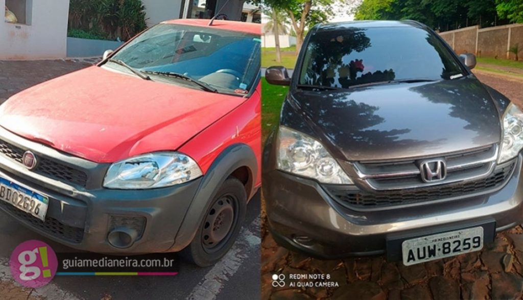 Dois veículos são furtados durante a madrugada em Medianeira