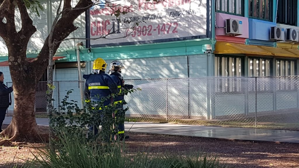 Comunidades de Cmei e Caic do Santa Cruz participam de atividades com o Corpo de Bombeiros