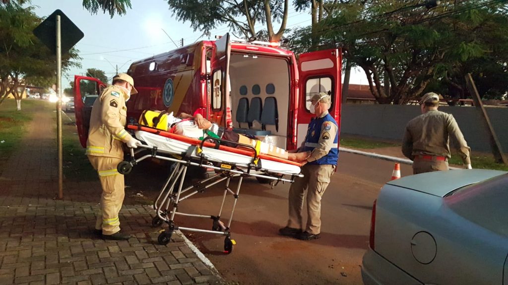 Adolescente fica ferido durante brincadeira com os amigos no Bairro Santa Felicidade