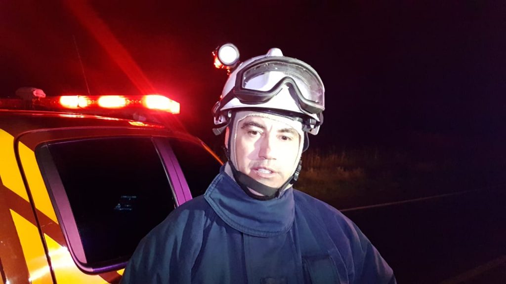 Tenente do Corpo de Bombeiros fala sobre gravíssimo acidente registrado entre Cascavel e Corbélia