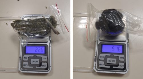 Jovem em posse de maconha e haxixe é encaminhado ao Fórum pelo Pelotão de Choque Imagem referente a Jovem em posse de maconha e haxixe é encaminhado ao Fórum pelo Pelotão de Choque