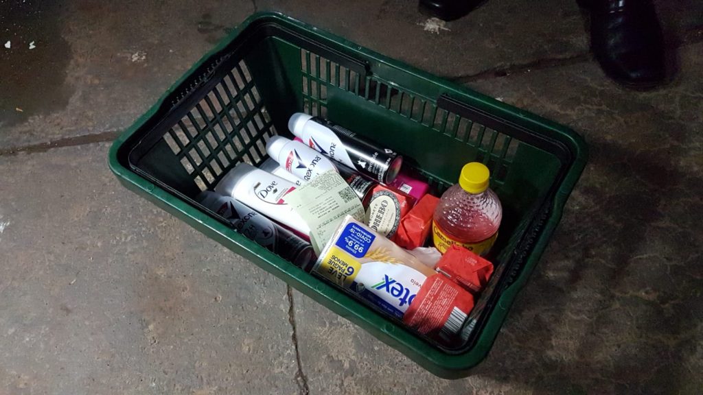 Suspeito de furtar produtos em mercado é detido pela PM
