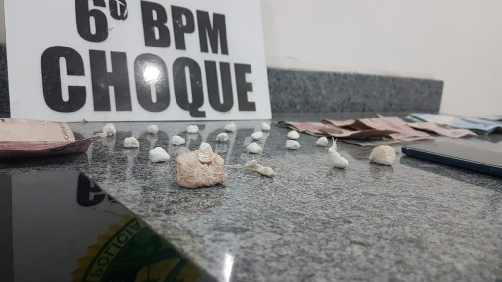 Adolescentes são apreendidos pelo Choque com crack no Julieta Bueno