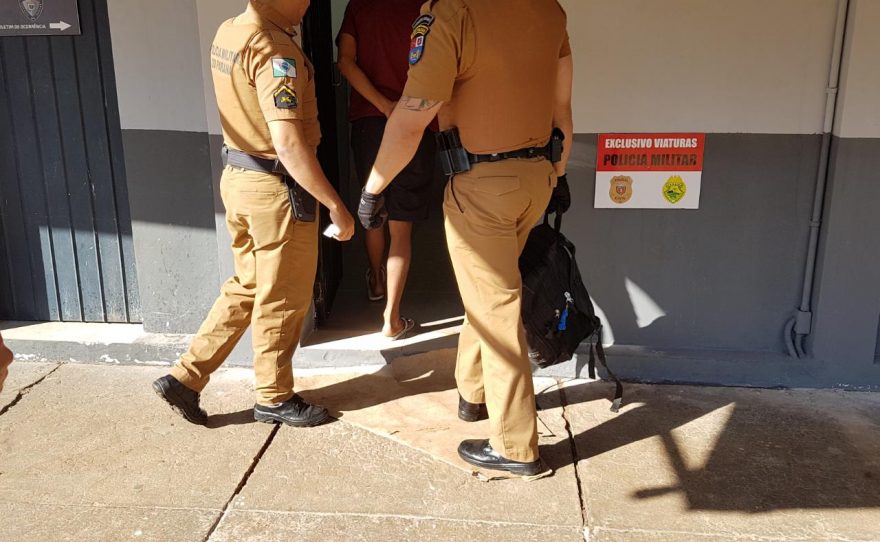 Acusado de realizar furto em residência é detido pela Polícia Militar